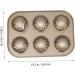 Zerodeko 1pc Cake Shell Pan Mini Muffin Pan Ice Ball Mold Chocolate Mold Metal Muffin Pan Steel Muffin Molds French Madeleine Pan Ice Cube Trays Baking Tool Carbon Steel Wedding Baking Pan 26.5X18.5CM Gold - Buy Online on GoSupps.com