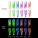 Glow in the Dark Spider Gel Nail Art - 6 Colors Luminous Drawing Gel for DIY Manicure | UV LED Soak Off Elastic Line Painting Gel with Brushes - Buy Online on GoSupps.com