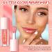 2 Pack Big Brush Head Lip Gloss - Hydrating Fruit Flavored Plumping Lip Oil Set in Raspberry & Strawberry - Non-Sticky Moisturizing Texture - Buy Online on GoSupps.com