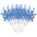 RORPOIR 10pcs Christmas Imitation Berries Christmas Stuffers Artificial Berry Christmas Fake Berry Curly Blue 19X5X5CM