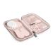 Suavinex Baby Care Kit Complete and Portable Baby Manicure Set Contains: Brush and Comb + Finger Toothbrush + Scissors + File + Nail Clipper 6 Pieces Pink
