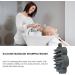 Scalp Massager & Shampoo Brush - Portable Silicone Hair Washer for Growth & Relaxation | Dark Gray - Buy Online on GoSupps.com