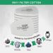 30PCS Filter Cotton for 6200 6800 7502 Gas Respirator - Dust-proof & Anti-particles (5N11) - Buy Online on GoSupps.com