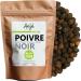 Poivre Noir de Madagascar 100% Naturel - Poivre Grains Entiers Poivre Go t Puissant - NCA (100) 100.0 Grammes