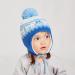 LANGZHEN Toddler Kids Winter Hat Earflap Knit Cap Fleece Lined Beanie - Deer Blue | 2-4 Years - Buy Online on GoSupps.com
