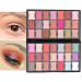 All Set Eyeshadow Palette 42 Colors Matte Shimmer Eyeshadow Pallet - Eye Shadow Highlighters Contour Blush Powder All In 1 Makeup Pallet 02