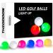 THIODOON Glow in The Dark Golf Balls - 6 Pack Light up LED Night Golf Gift Set for Men, Women, Kids - 6 Colors in One - Buy Online on GoSupps.com