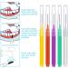 50 PCS Interdental Brush Braces Cleaner - Dental Flossing Head Oral Hygiene Tool Set (5 Colors/Sizes) | PHSZZ - Buy Online on GoSupps.com