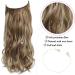 Invisible 12 Brown with Golden Highlights Synthetic Hair Extension - Wavy Pieces for Women - Buy Online on GoSupps.com