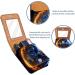 Travel Lipstick Organizer Case - Portable Makeup Bag with Mirror | 3D Yin Yang Design | Shop Internationally - Buy Online on GoSupps.com