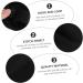 Buy FRCOLOR Adjustable Black Protectors for Women - Perfect Fit & Comfort - Buy Online on GoSupps.com
