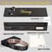 Vicmag Copper Bracelet for Men | Ultra Strength Magnetic Double Row | 99.99% Pure Copper | Adjustable with Tool & Gift Box (Black) - Buy Online on GoSupps.com