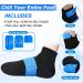 Atsuwell Chemo Cold Therapy Socks - Reusable Gel Ice Pack for Neuropathy, Sprains, Swelling - Foot Pain Relief S/M Size - Buy Online on GoSupps.com