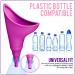 Venus to Mars Silicone Female Urination Device - Portable Women's Pee Funnel for Travel & Outdoor Activities - Purple | Includes Carry Bag - Buy Online on GoSupps.com