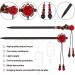 Retro Wooden Flower Hair Chopsticks - Set of 2 | Handmade Japanese Chinese Hair Stick for Long Hair - Buy Online on GoSupps.com