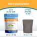 Detox Foot Soak Salts 32 oz with Lemon, Peppermint, Lavender & Frankincense Essential Oils - Soothes Athlete's Foot, Softens Calluses, and Relaxes Tired Feet - BPA Free Pouch - 2 lb Pack - Buy Online on GoSupps.com