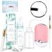120ml/4.04fl.oz Eyelash Extension Cleanser Lash Shampoo for Eyelash Extension Eyelash Brush with Cap Lash Fan Mascara Brush Wash Bottle Reusable Makeup Remover Pad Paraben & Sulfate Free (Original)