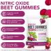 CSDLQNF Beet Root Gummies 4000mg - 8-in-1 Heart & Circulation Support Supplement - High Potency Beet Chews with Beetroot Grape Seed CoQ10 Vitamin C & B12 - Mixed Berry Flavor Vegan 90 Count - Buy Online on GoSupps.com