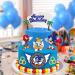 ALPXEL Blue Hedgehog Happy Birthday Cake Topper Cake Decorations Cartoon Themed Inspired Cake Decor Go Theme Party Cake Decor Glitter Kids Boys Girls Birthday Party Supplies (SS2) - Buy Online on GoSupps.com