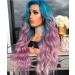 BGHJUE Gradient Dye Long Straight Micro-Curly Wigs - Buy Internationally | Premium Quality Hair - Buy Online on GoSupps.com