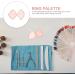 MAGICLULU Palette pour Nail Art en R sine Ajustable Bague Double Forme Nuage et Feuille Rose Plateaux de M lange Vernis Ongles Multifonction pour Manucure Professionnelle et Usage - Buy Online on GoSupps.com
