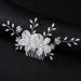 POPETPOP Hair Accessories for Prom Wedding Hair Accessories Bridal Headpiece Flower Girl Hair Accessories Pearl Headpiece for Wedding Flower Girl Headpiece White Beautiful Bride Flower Head - Buy Online on GoSupps.com