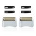 2 Pack Pro Shaver Replacement Foil and Cutters compatible with andis 17150(TS-1)/17155/17200 shaver ProFoil Lithium replacement" Golden Golden 2 Pack