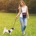 XL Waterproof Dog Feeding Bag - Perfect for Treats & Agility Training | Pink Rosarot - Buy Online on GoSupps.com