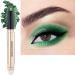 Bright Green Eyeshadow Stick Makeup  Cream Shimmer Smooth Eyeshadow Pencil  Hypoallergenic Waterproof Long Lasting Eye shadow Highlighter Stick  Highlighter Eye Liner Pen  Create High-Impact  Multi-Dimensional eyes Look ...