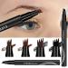 4-Tip Microblade Brow Pen - Long-Lasting Waterproof Eyebrow Pen for Natural Looking Brows (Coffee Brown+Grey Brown) - Buy Online on GoSupps.com