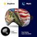 Shop Bass Fishing American Flag Sleep Eye Mask - Light Blocking Blindfold with Adjustable Strap for Men & Women - International Shipping Available - Buy Online on GoSupps.com