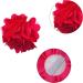 BIPY 4pcs 5cm Pinks Female Dogs Collars Flowers Charms Slides Flowers Bows For Cat Puppy Small Medium Dog Grooming Accessory - Buy Online on GoSupps.com