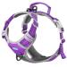 Thinkpet no-pull dog harness breathable breast dishes for small medium large dogs adjustable soft running harness safe control padded.