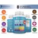 JB Wellness CO Immune Support 8 in 1 Capsules - Zinc, Vitamin D3, C, Elderberry - Immune Booster with Echinacea, Ginger, Turmeric - 2-Pack - Buy Online on GoSupps.com