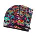 Sugar Skulls Coral Velvet Dry Hair Cap - Ideal for Home Travel Pool Parties & Baths | Shop Now - Buy Online on GoSupps.com