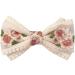MEIBAOGE Lace Bow Elegant 2000s Style Side Clip Bow Hair Clip Sweet Girls Floral Embroidered Flower Large Bowknot Balletcore - Buy Online on GoSupps.com