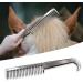 HAICN Aluminum Alloy Horse Comb Mane and Tail Comb Horse Grooming Tool Livestock Comb for Removing Loose Undercoat Knots - Buy Online on GoSupps.com