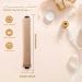 3Pcs Heatless Curlers for Long Hair - DIY Overnight Hair Rollers for Wavy Hairstyles (Brown) - Buy Online on GoSupps.com