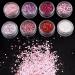 Jiacheng29 Nail Glitter Powder Pigment - 8 Tins for DIY Nail Art & Decoration | International Shipping - Buy Online on GoSupps.com