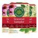 Traditional Medicinals Seasonal Sampler Herbal Tea, Seasonal Wellness 4 Flavor Variety, (Pack of 3) - 48 Tea Bags Total