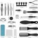 Rosmax 36 in 1 Professional Stainless Steel Pedicure Kit for Foot Care at Home - Dead Skin Remover, Foot Spa Set - 36 Piece Set - Buy Online on GoSupps.com