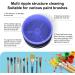 Electric Paint Brush Cleaner Rinse Cup with Automatic Dryer - USB Artist Brush Cleaning Washer for Acrylic, Watercolor, Oil, Gouache Painting - Blue - Buy Online on GoSupps.com