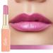 Oulac 2 in1 Shimmering lipstick and lip balm pink juicy and shiny lip care lipstick hydrated lips shiny finish for dry cracked and brittle lips vegan (S04) (S4) Angel