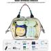 Mimfutu Baby Changing Backpack | Mermaid Diaper Bag for Easy Travel | Stylish & Functional Baby Bag - Buy Online on GoSupps.com