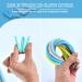 12-pcs Reusable Silicone Drinking Straws with 4 Carrying Bags and 2 Cleaning Brushes - BPA-Free Eco-Friendly Durable Suitable for Hot and Cold Drinks and Ideal for Kids Travel and Parties | L'S - Buy Online on GoSupps.com