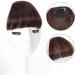 Bangs Clip in Bangs-Fake Bangs Hair Clip Dark Brown Clip on Bangs Real Human Hair Air Curtain Bangs for Women Clips Bangs Hair Extensions Fringe Curved Bangs for Women Curved Bangs for Daily Wear ( T1B/4/27 - Buy Online on GoSupps.com