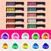 Abda 10-Colored Temporary Hair Chalk | Washable Kids' Party & Cosplay Decoration - Buy Online on GoSupps.com