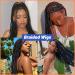 Bilisar Box Braid Wig for Black Women - 30 Inch Hand Braided Synthetic Lace Front Wig with Baby Hair - Lightweight Knotless Cornrow Braids in Natural Black (1B) - Buy Online on GoSupps.com
