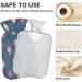 Axolotl Hot Water Bottle 2L - Floral Plush Cover | Winter Heat Bottle for Kids Men & Women - Buy Online on GoSupps.com