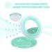 Cute Retainer Case with Mirror | Adjustable Vent Holes | Solid Orthodontic Aligner Case with Sticker | Easy to Clean Snap Lock (Bright White) - Buy Online on GoSupps.com